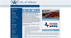Desktop Screenshot of cityofwilmer.net